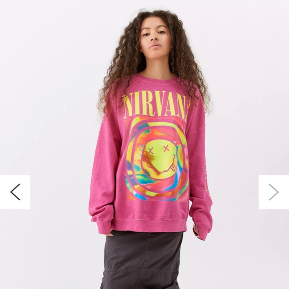 Urban Outfitters Tops - Urban Outfitters Nirvana crewneck sweatshirt